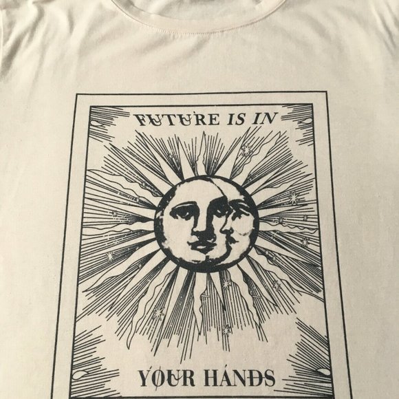 #81 Shein Future Is IN your Hands XVIIII Graphic Mens T-shirt Size large - Picture 9 of 9